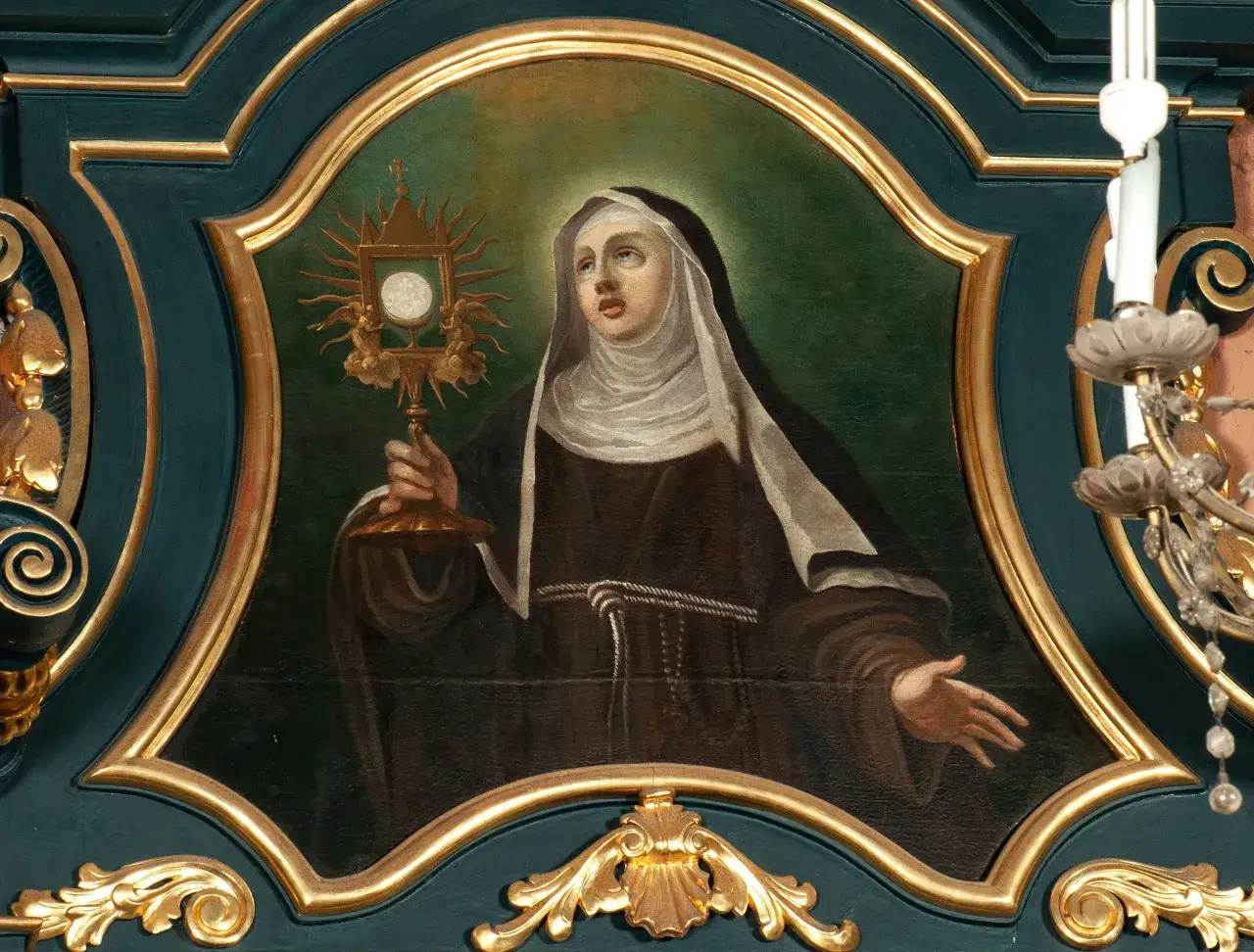 Święta Klara ratuje Asyż przed Saracenami