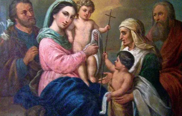 Święta Anna z Maryją i małym Jezusem